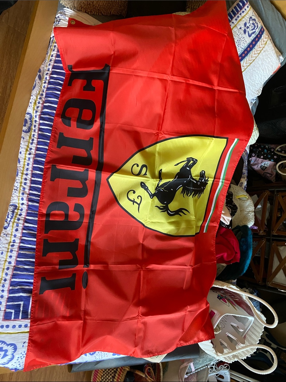 RED FERRARI FLAG
